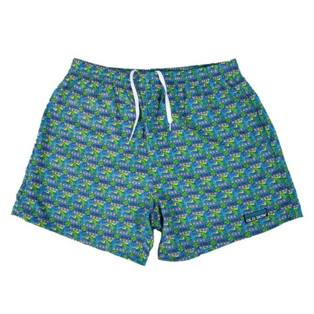 Old Row 90S Retro Swim Trunks